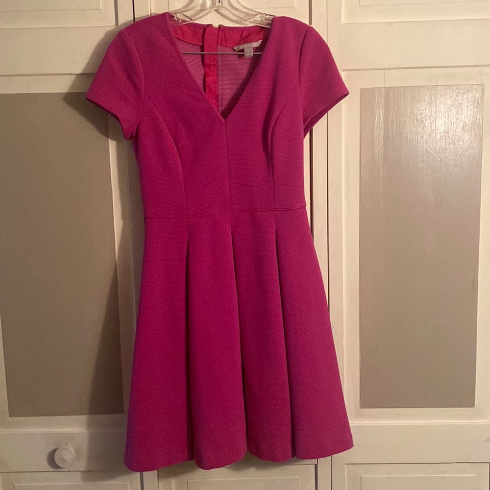 Banana republic size 4 a fuchsia dress